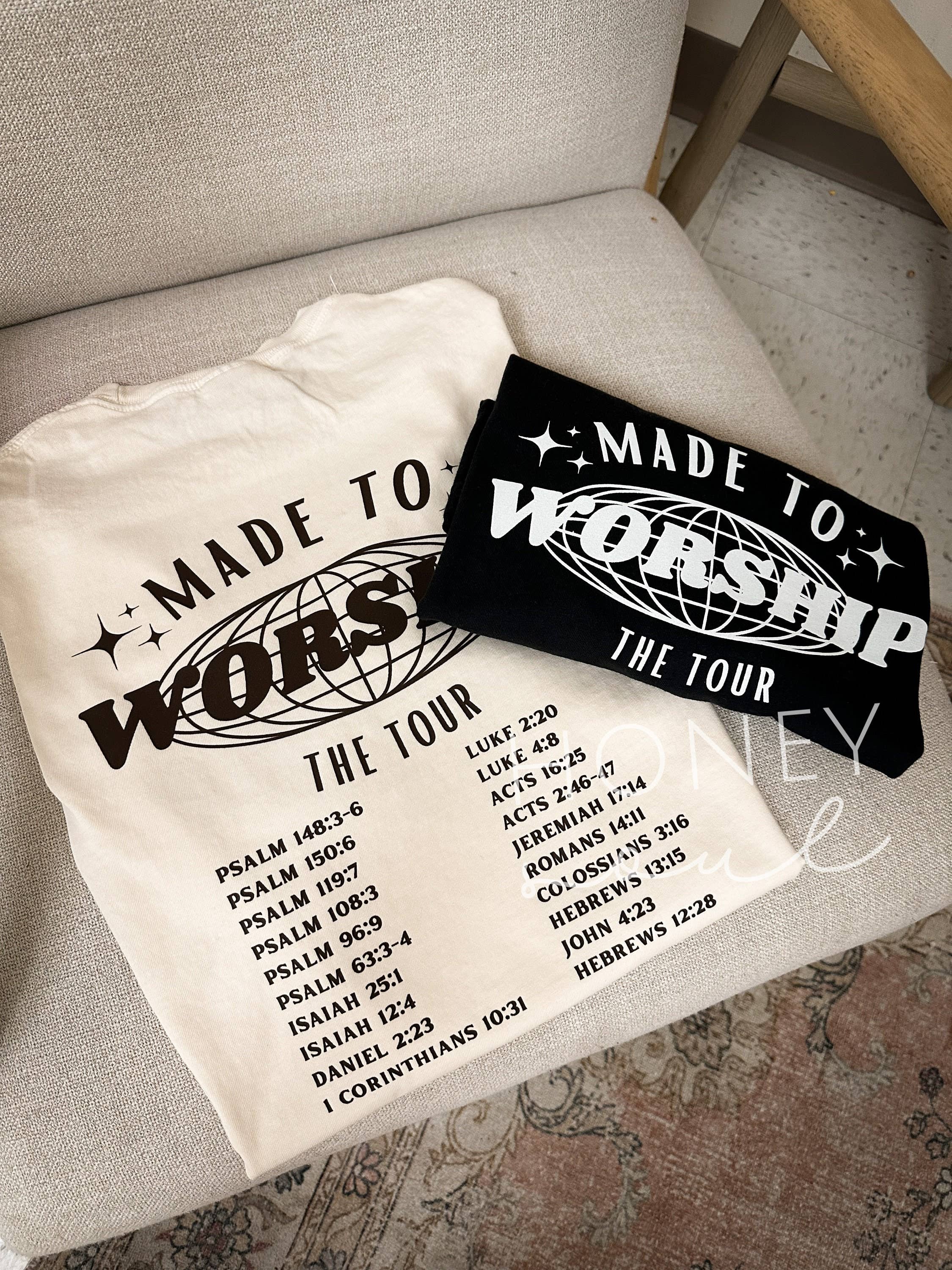ORIGINAL Made To Worship Tour Graphic Summer Tee