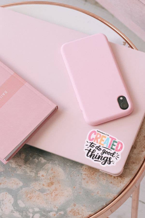 Created to Do Good Things Stickers – Scripture, Bible, Jesus