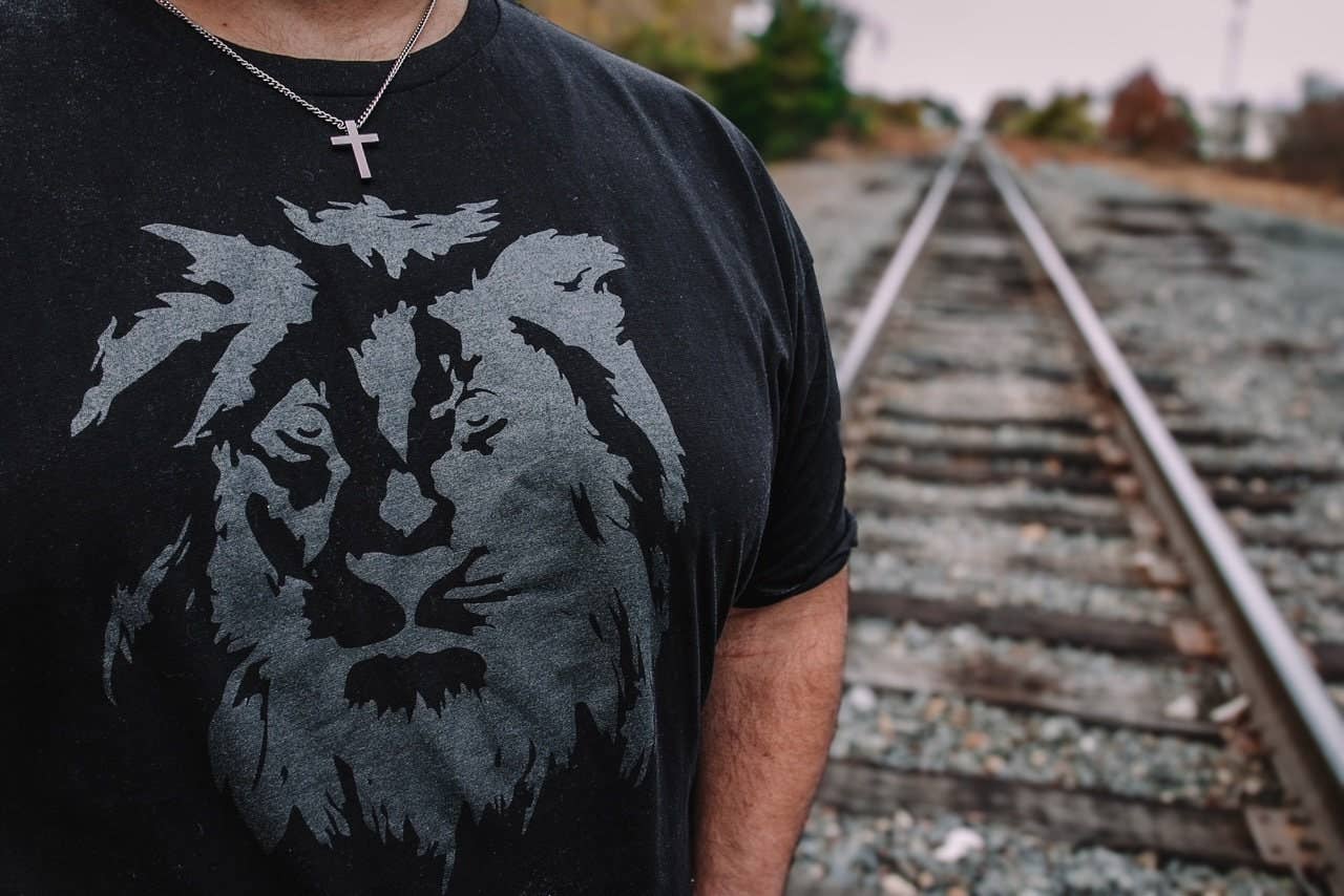 Lion Head Graphic Summer Tshirt