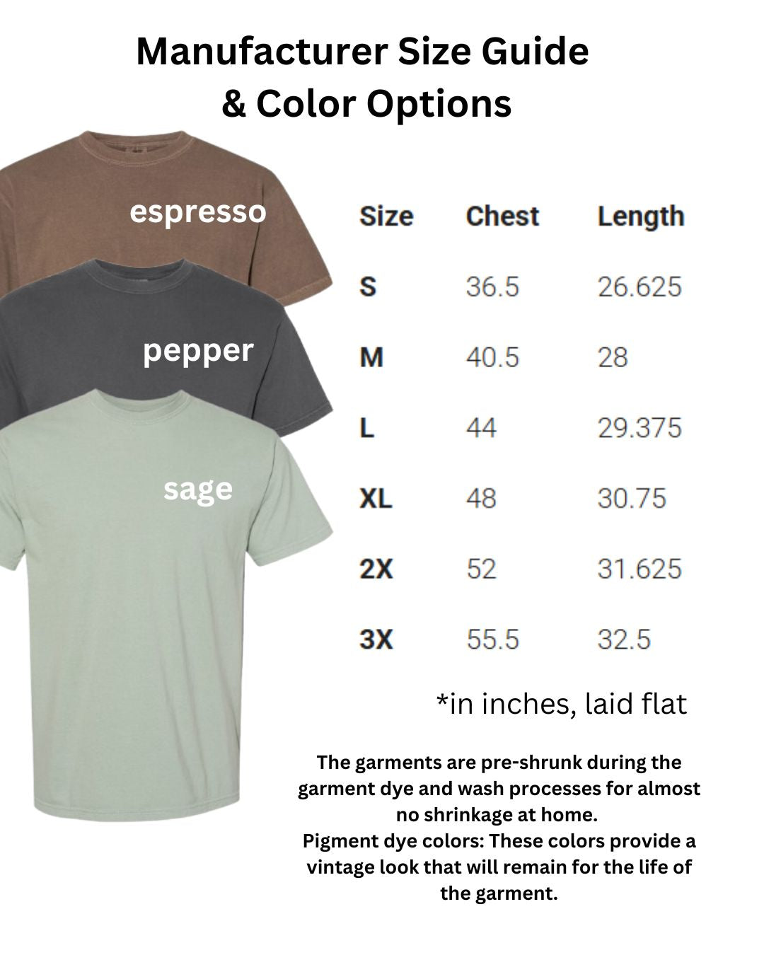 a diagram showing the sizes of men's t - shirts