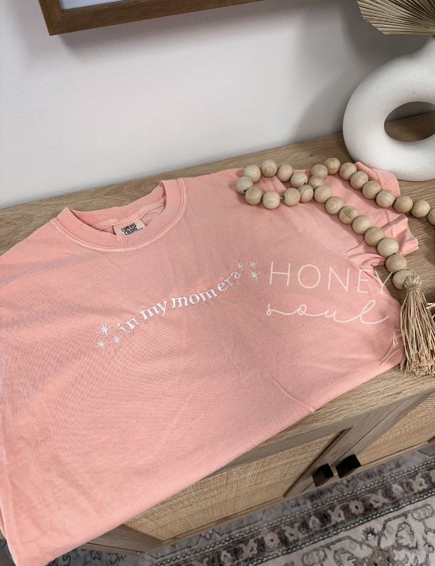 Embroidered In My Mom Era Summer Tee