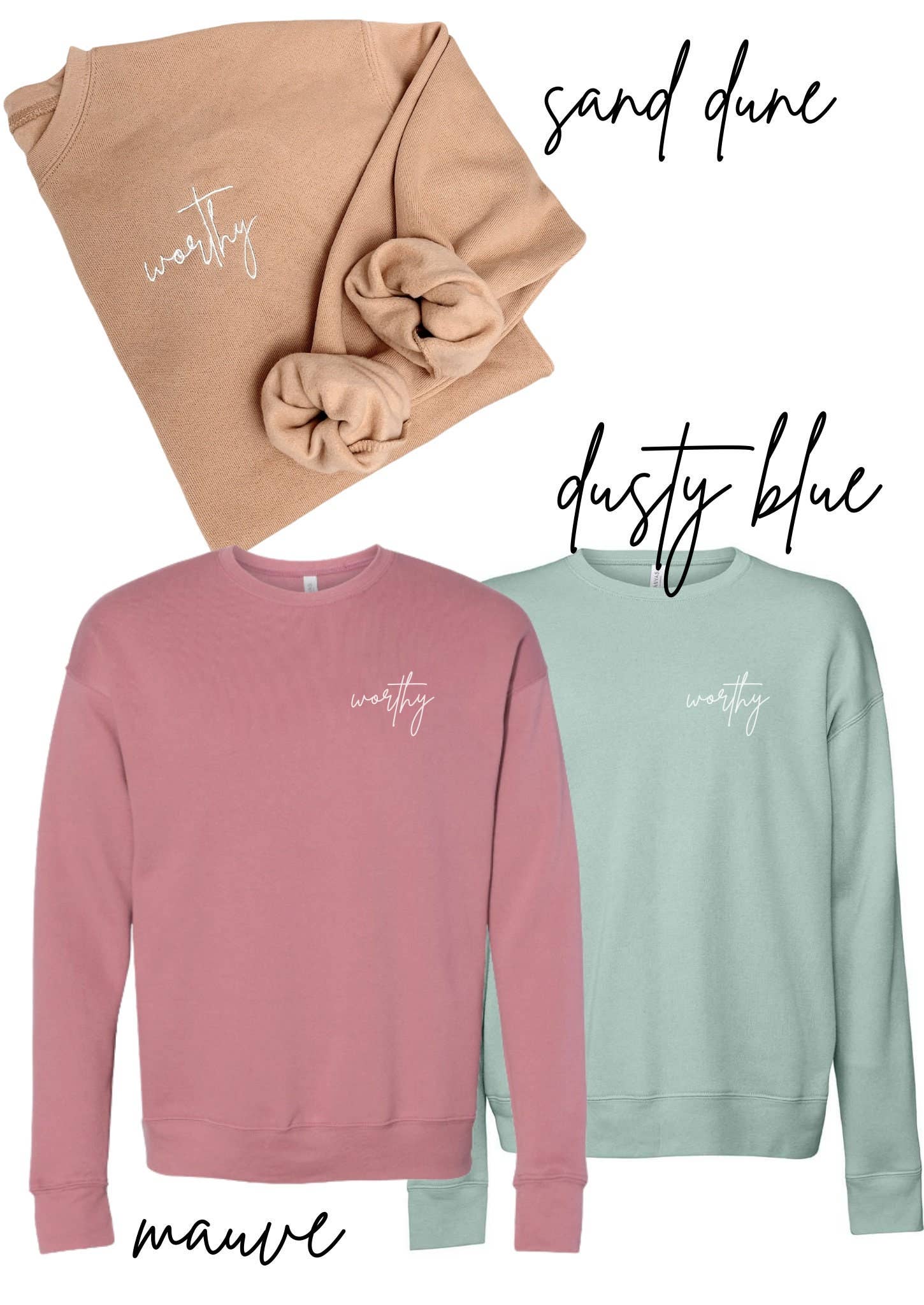Worthy Embroidered Sweatshirt