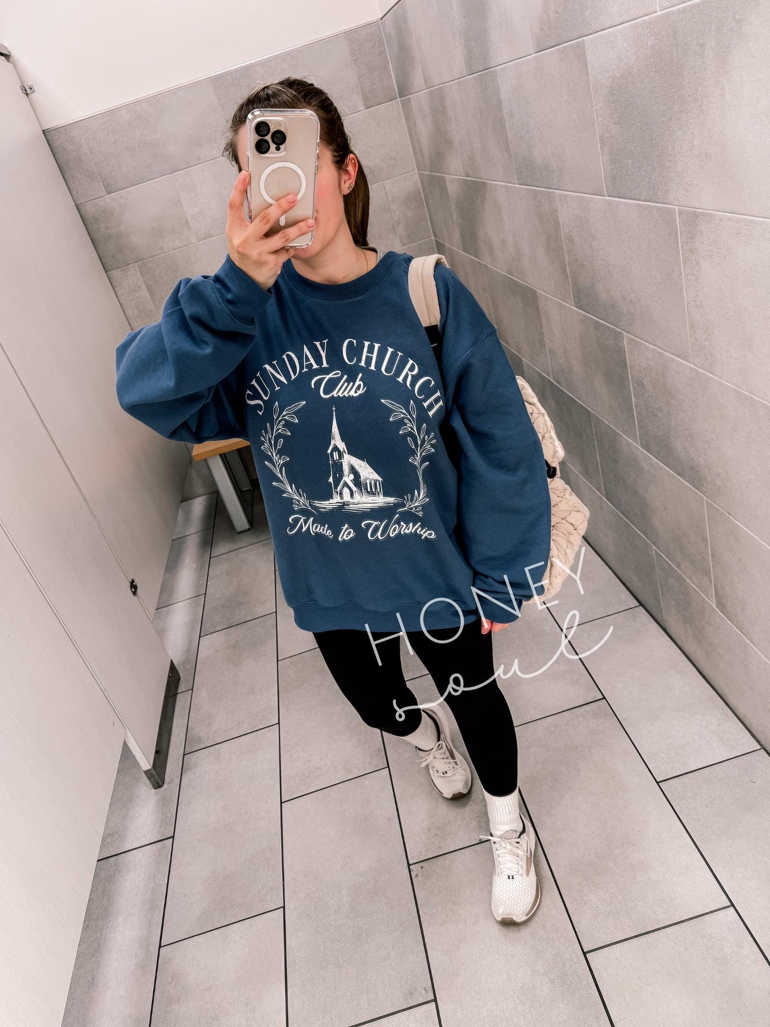 Embroidered Sunday Morning Club Sweatshirt