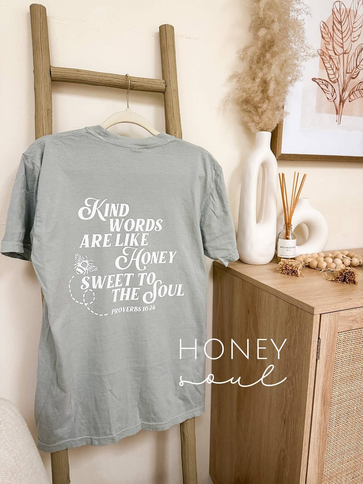ORIGINAL Graphic Kind Words Are Like Honey SummerTee