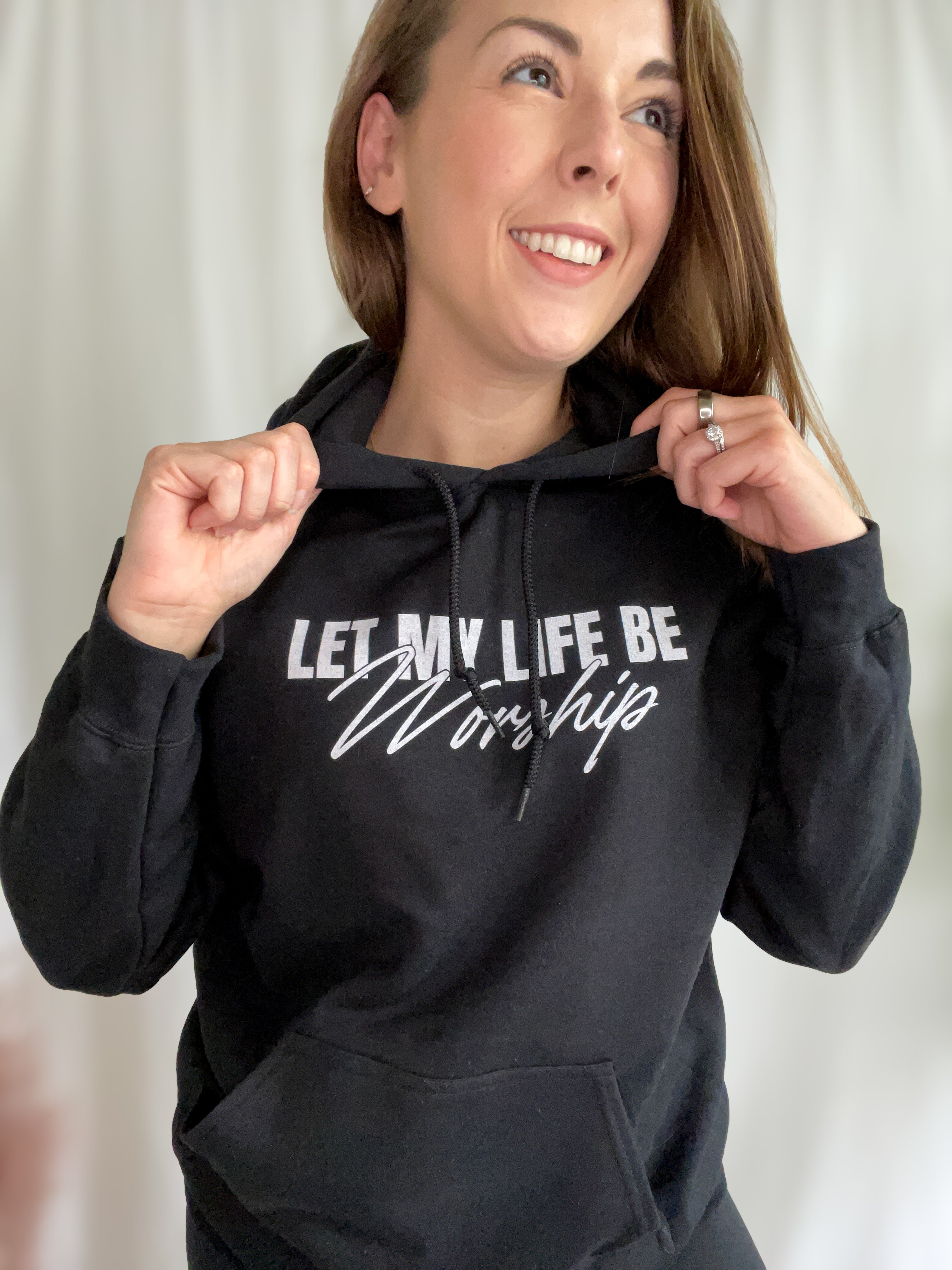Let my Life be Worship Graphic Hoodie John 4:24