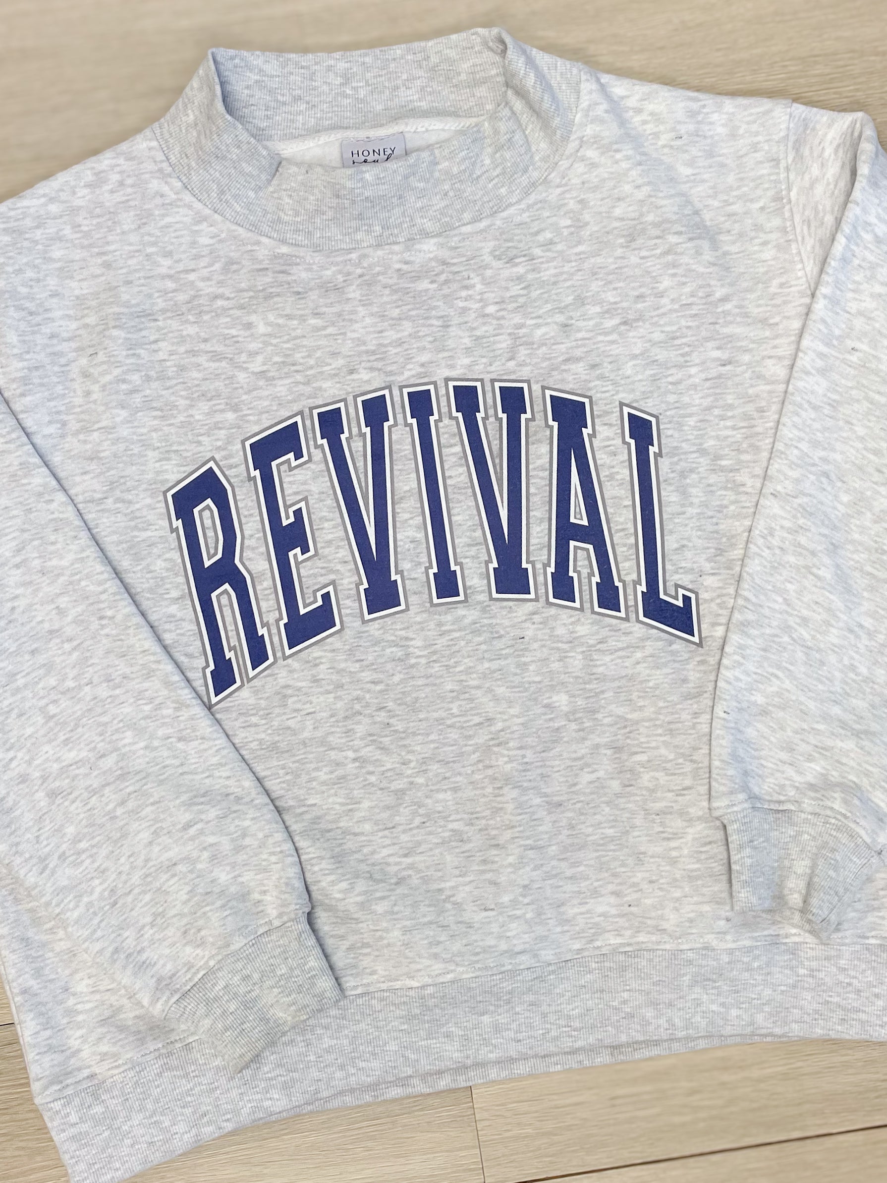 PRE-ORDER REVIVAL Mock Neck Graphic Sweatshirt