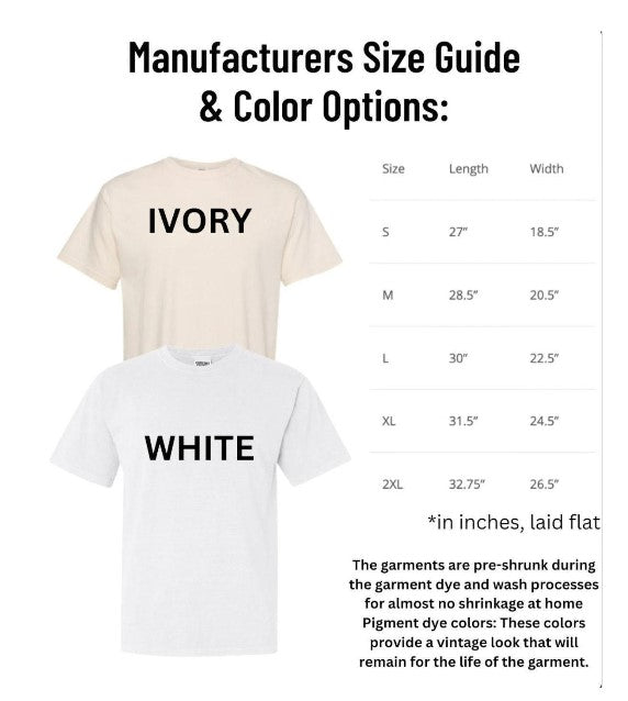 a white t - shirt with the words ivory and ivory printed on it