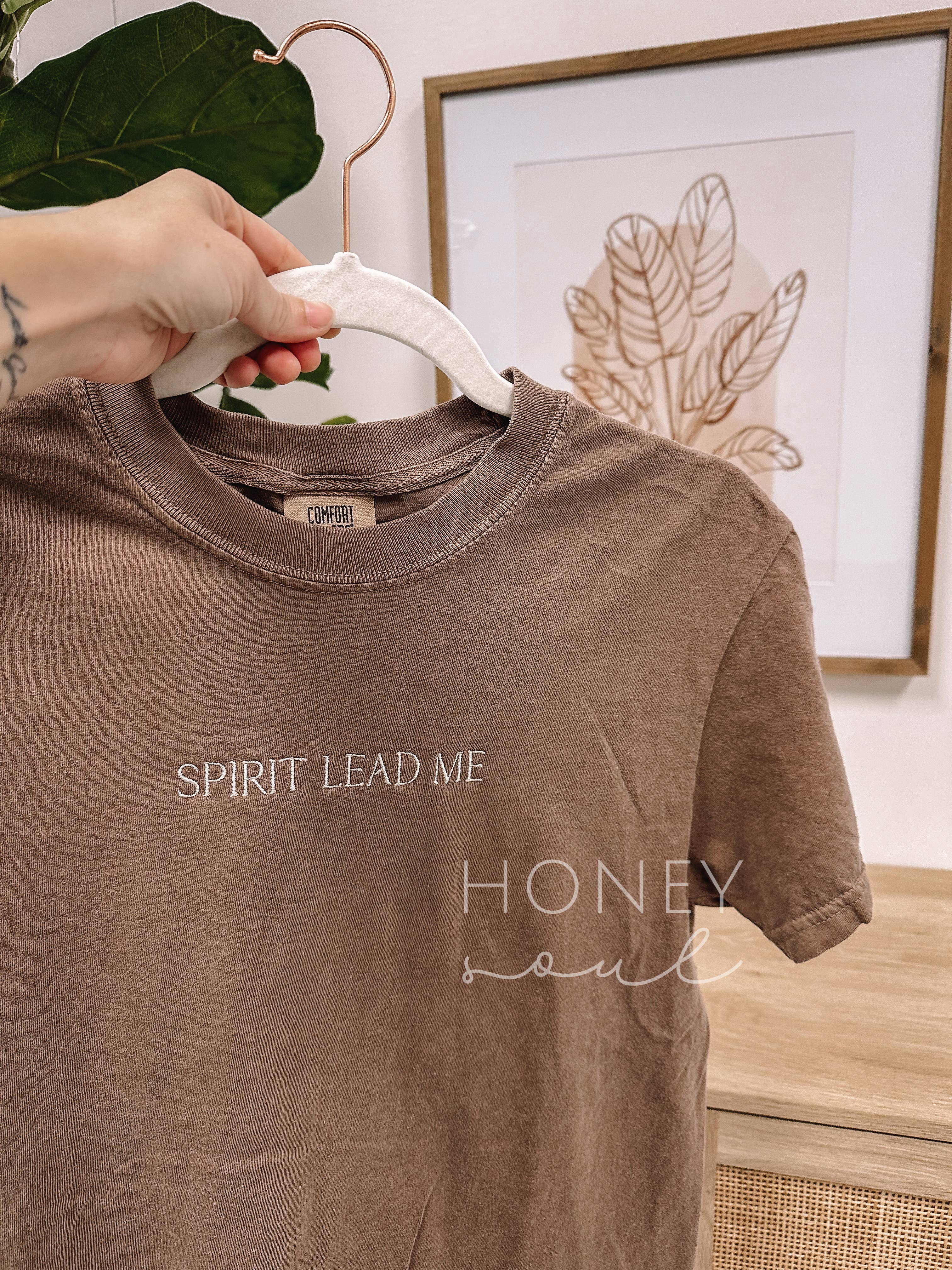 Embroidered Spirit Lead Me Summer Tee
