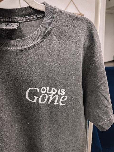 a t - shirt with the words cold is gone printed on it