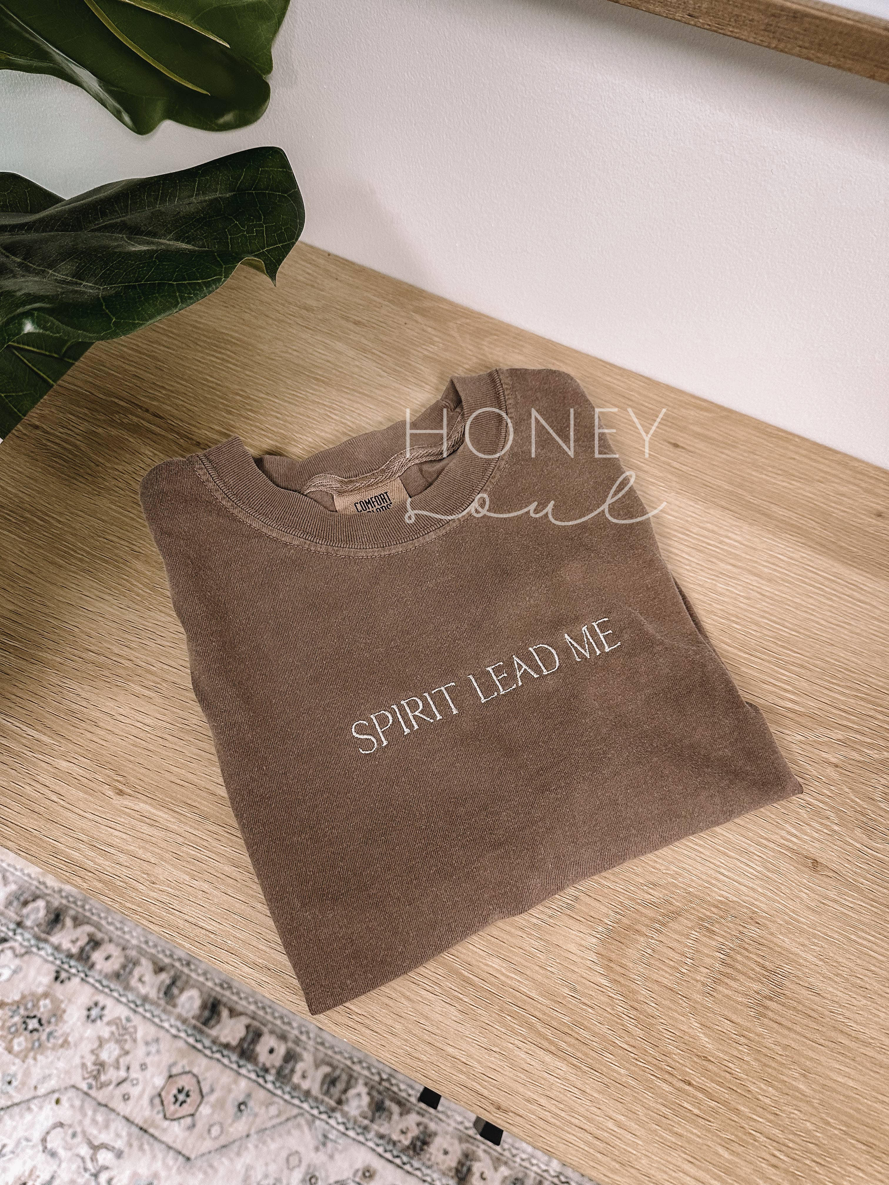 Embroidered Spirit Lead Me Summer Tee