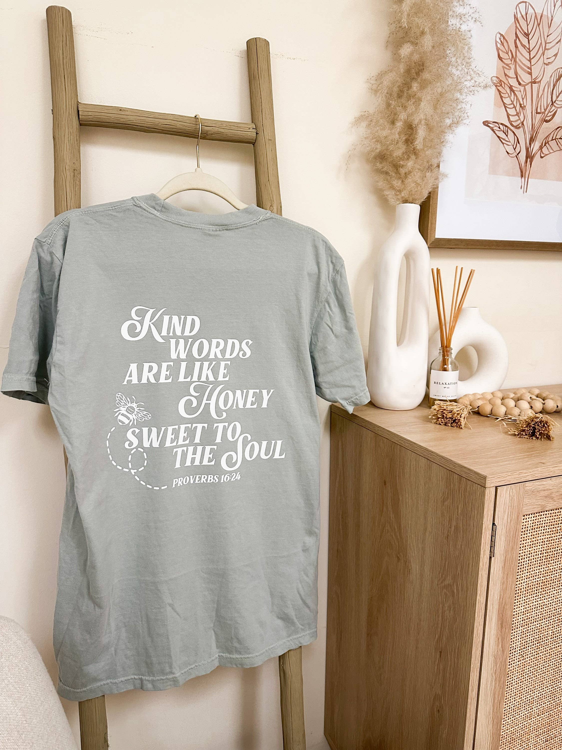 ORIGINAL Graphic Kind Words Are Like Honey SummerTee