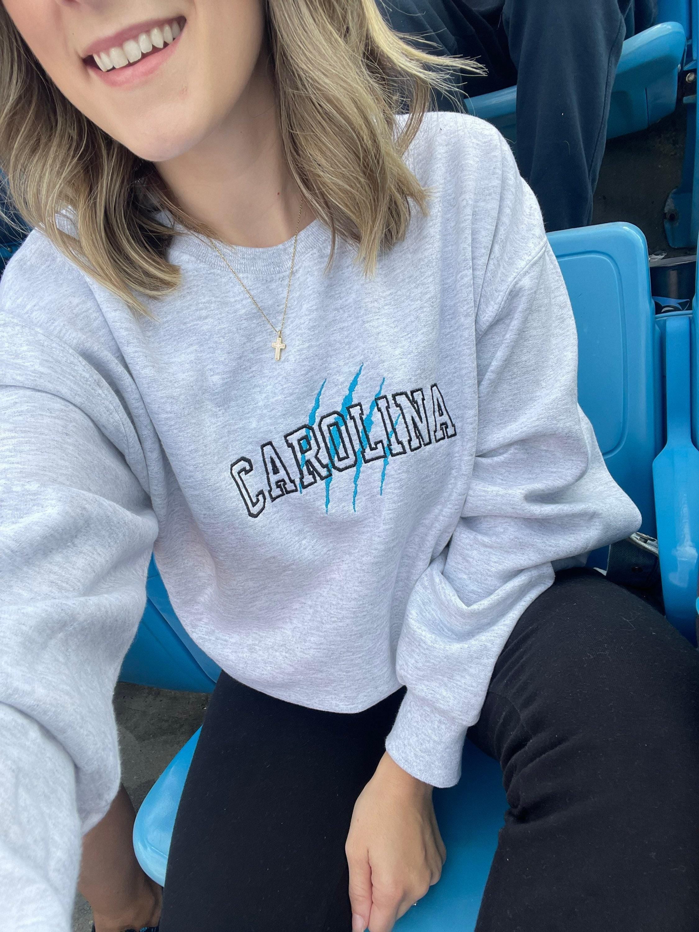 Embroidered Carolina Minimalistic Sweatshirt