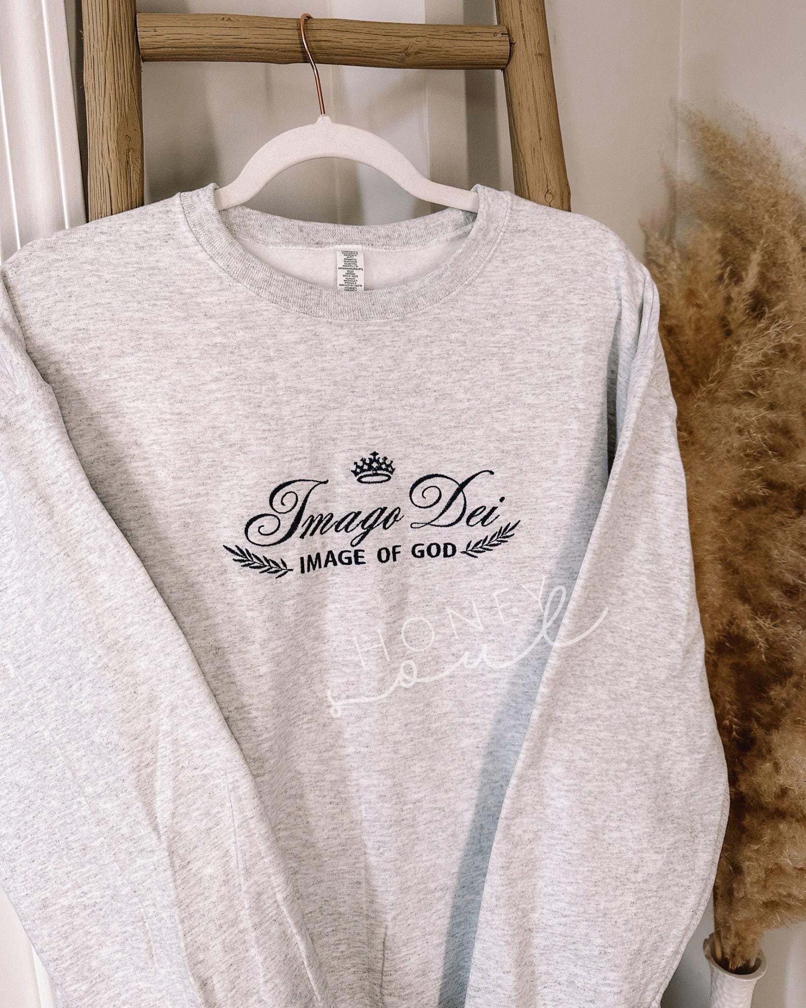 Embroidered Imago Dei Sweatshirt