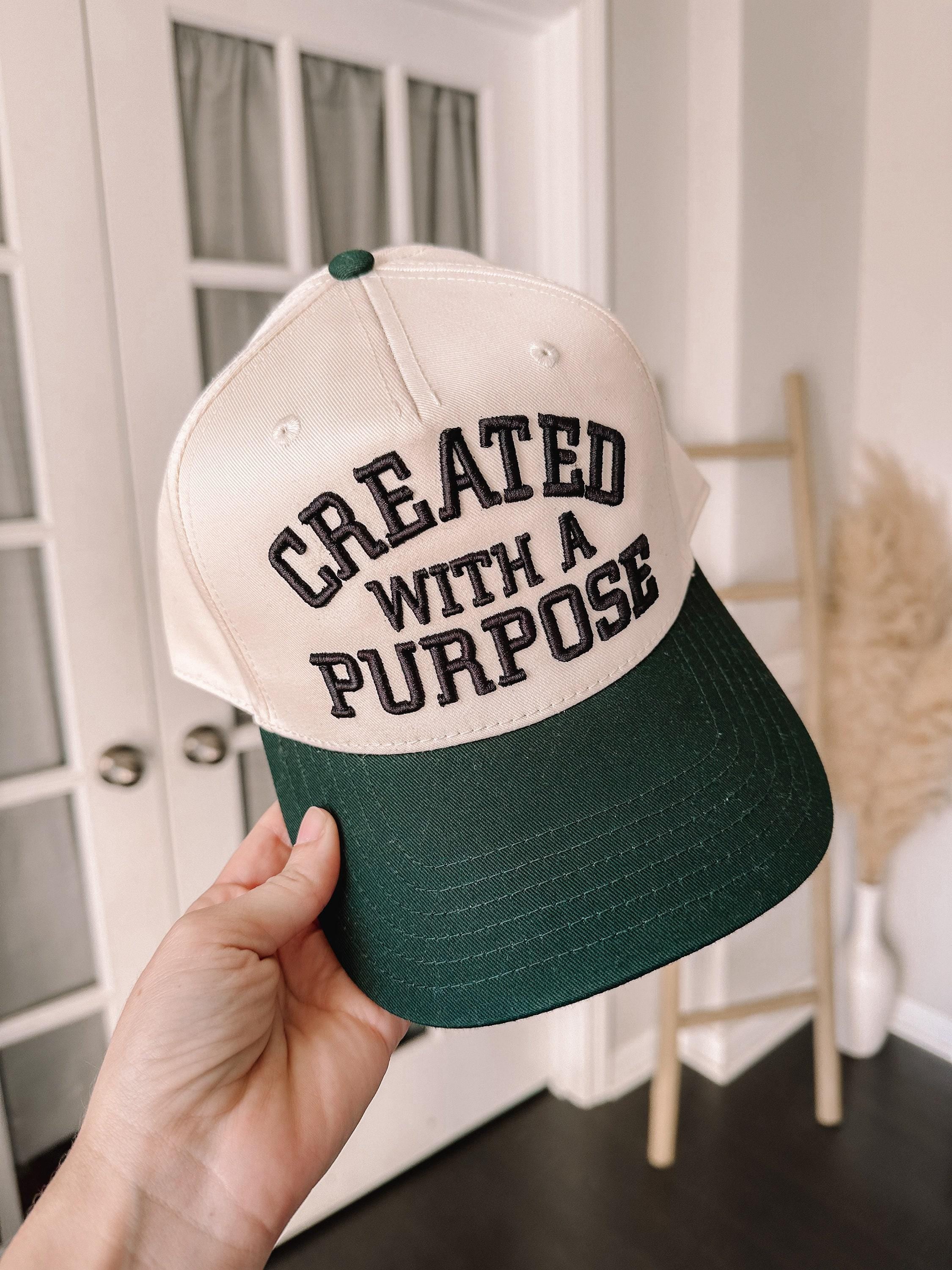 Embroidered Puff Created with a Purpose Trucker Hat