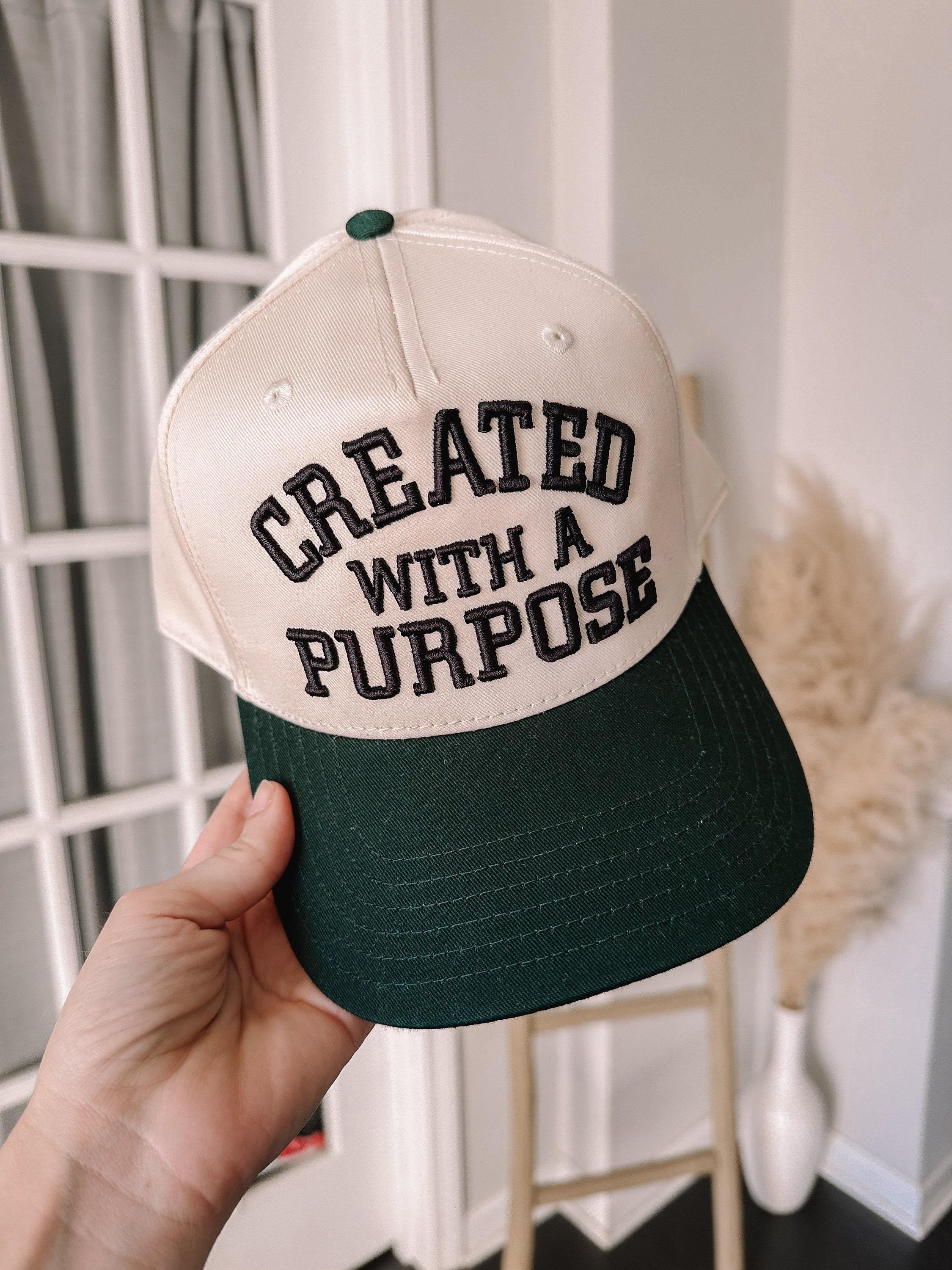Embroidered Puff Created with a Purpose Trucker Hat