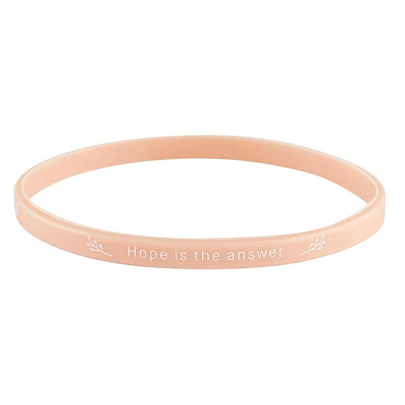 Silicone Bracelet - God Is Faithful - 4pc