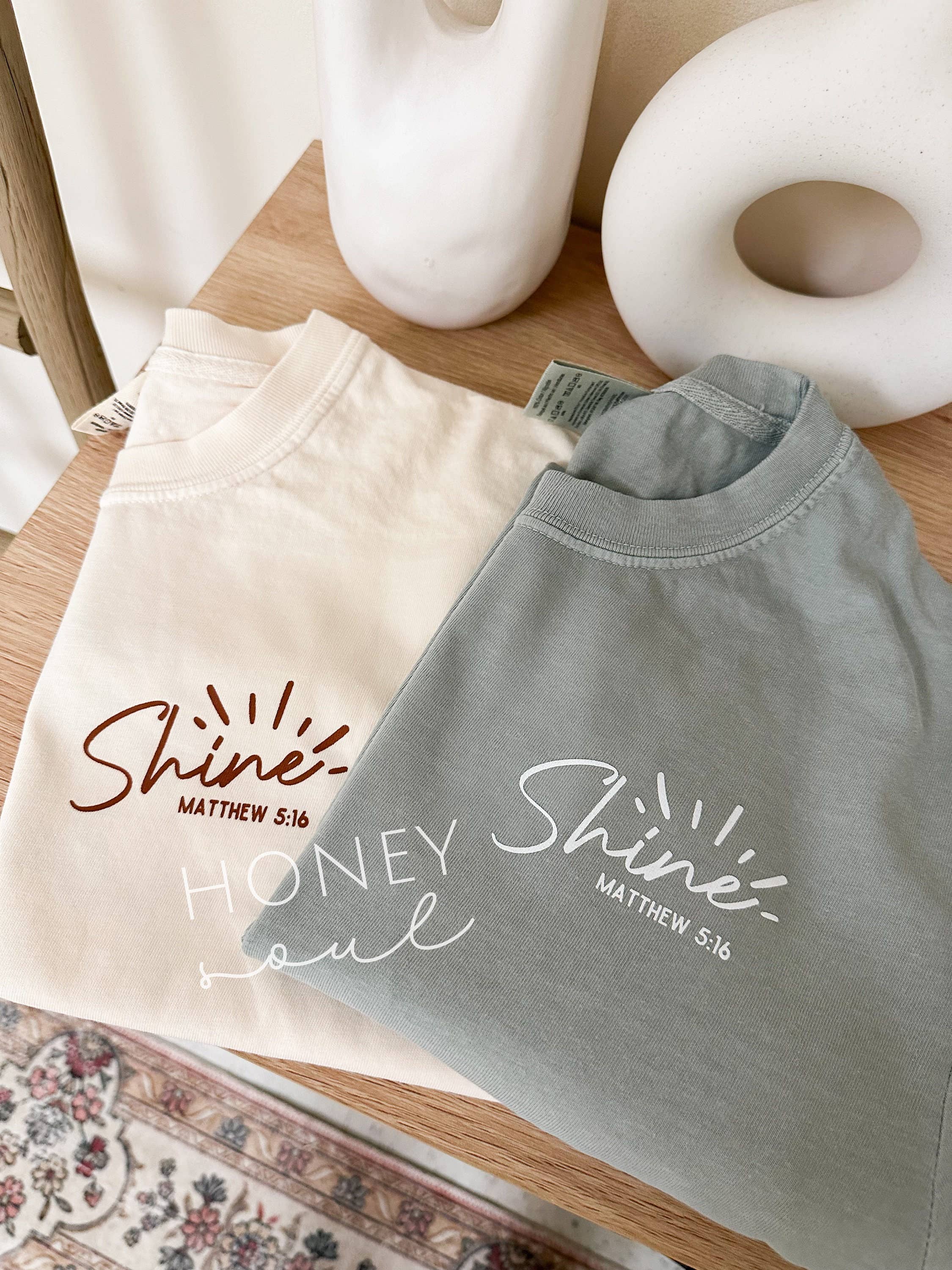 ORIGINAL Let Your Light Shine Graphic Summer Tee