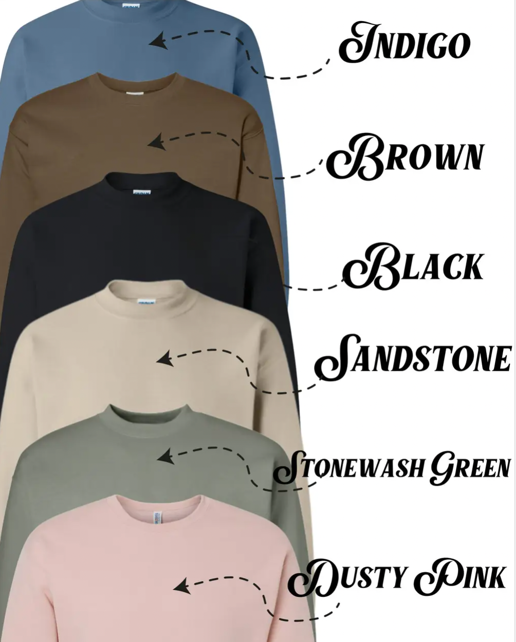 Embroidered Serving The Lord Sweatshirt