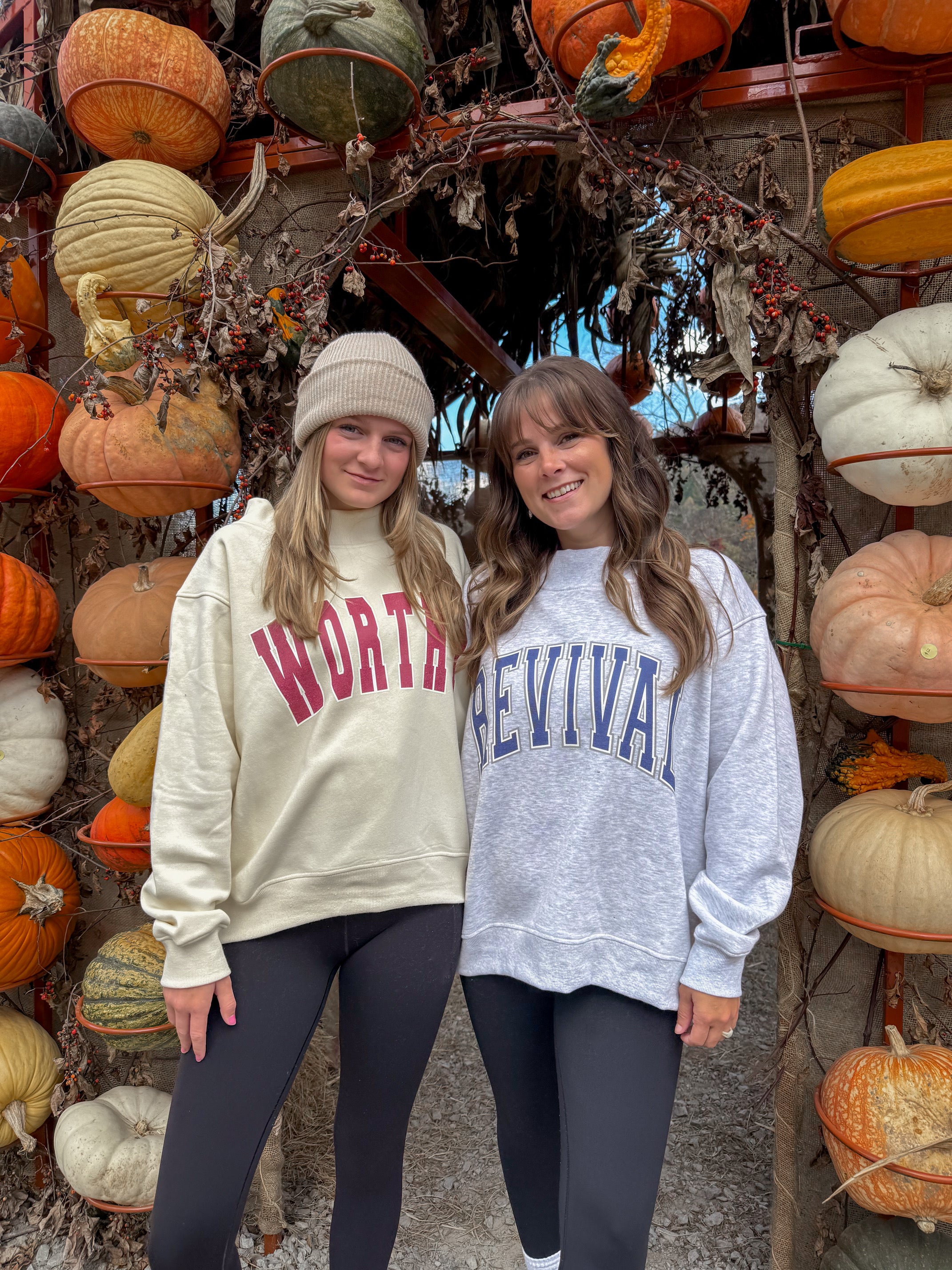 PRE-ORDER REVIVAL Mock Neck Graphic Sweatshirt