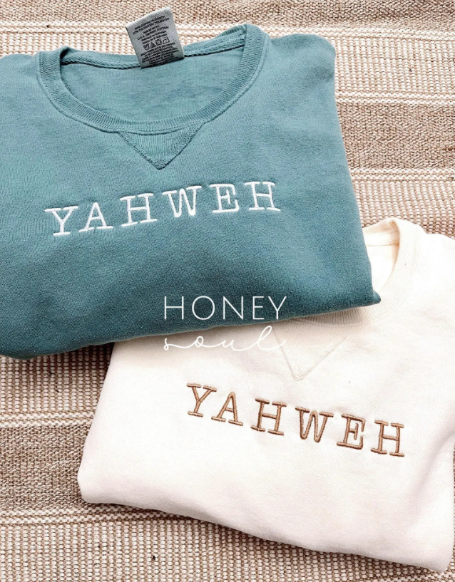 YAHWEH Embroidered Sweatshirt