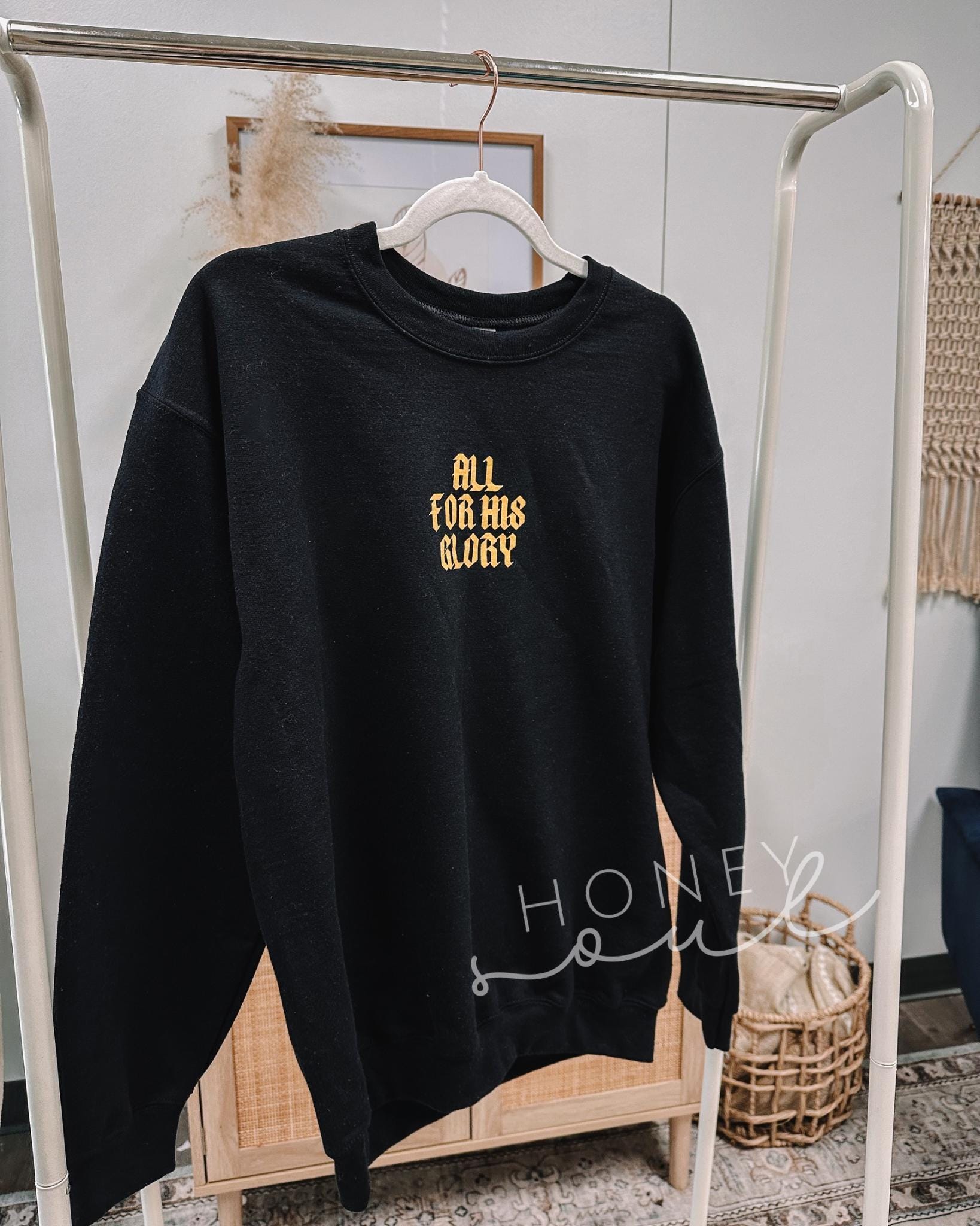 All For His Glory Verse Sweatshirt