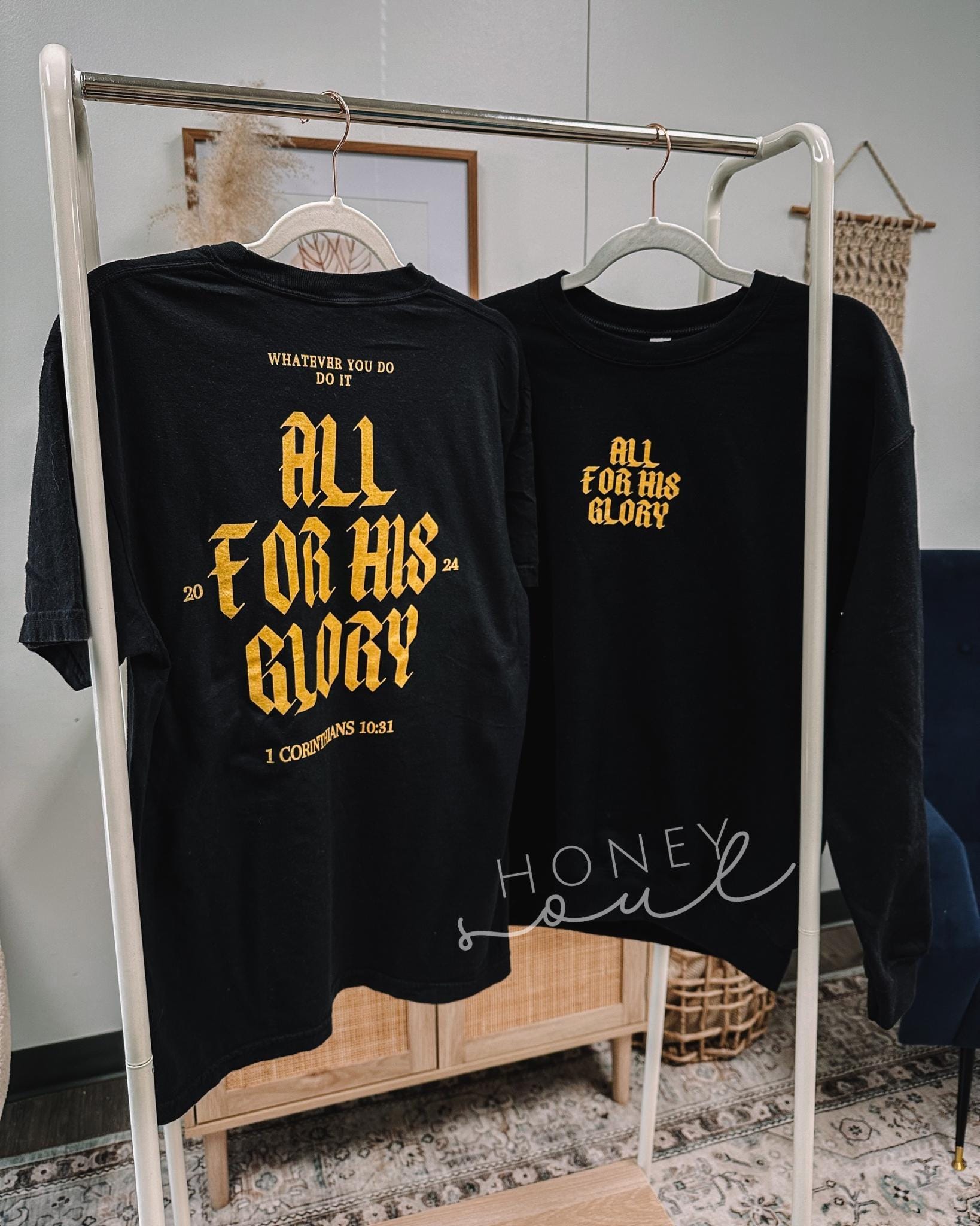 All For His Glory Verse Sweatshirt