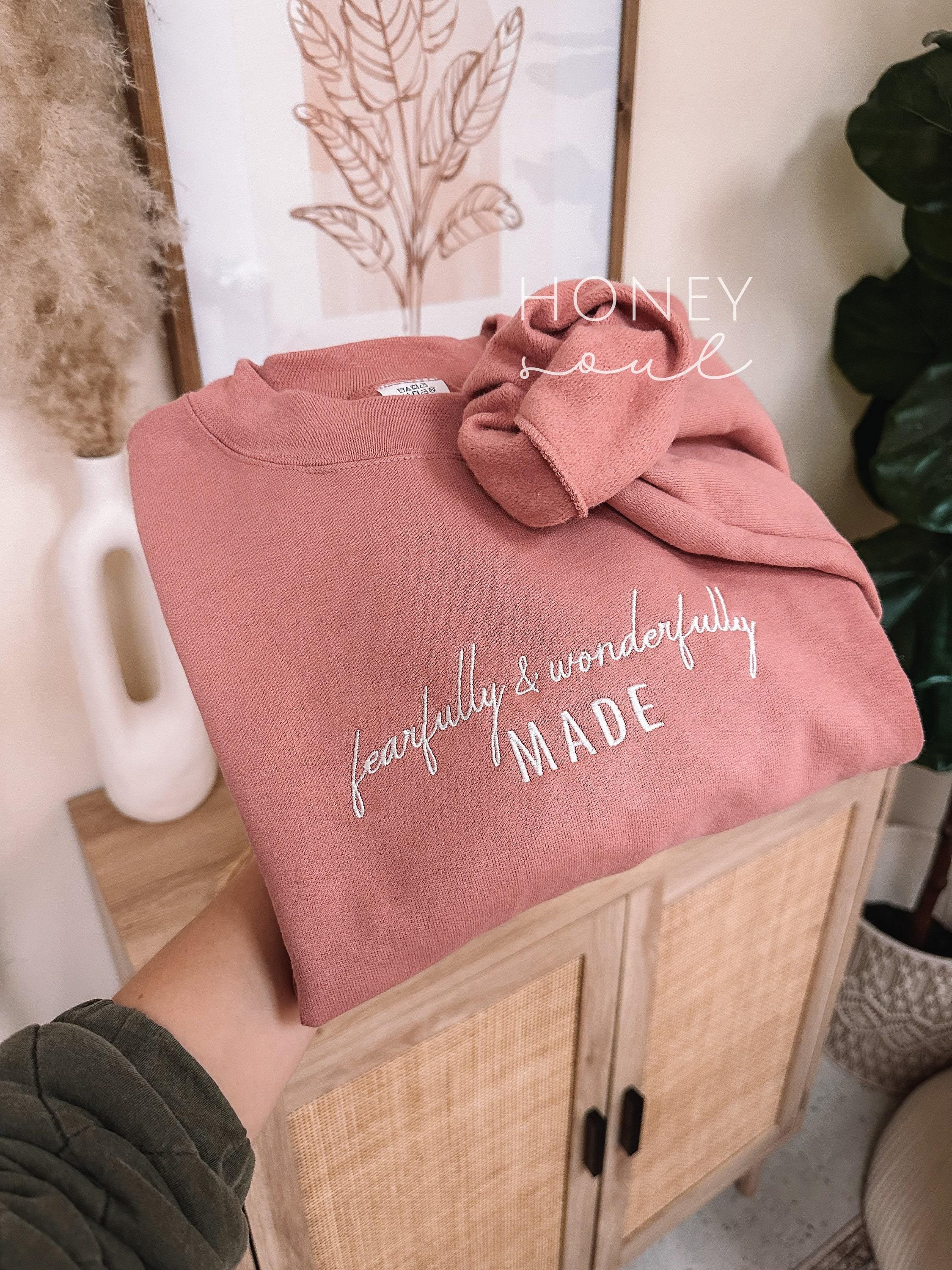 Embroidered Fearfully & Wonderfully Made Sweatshirt